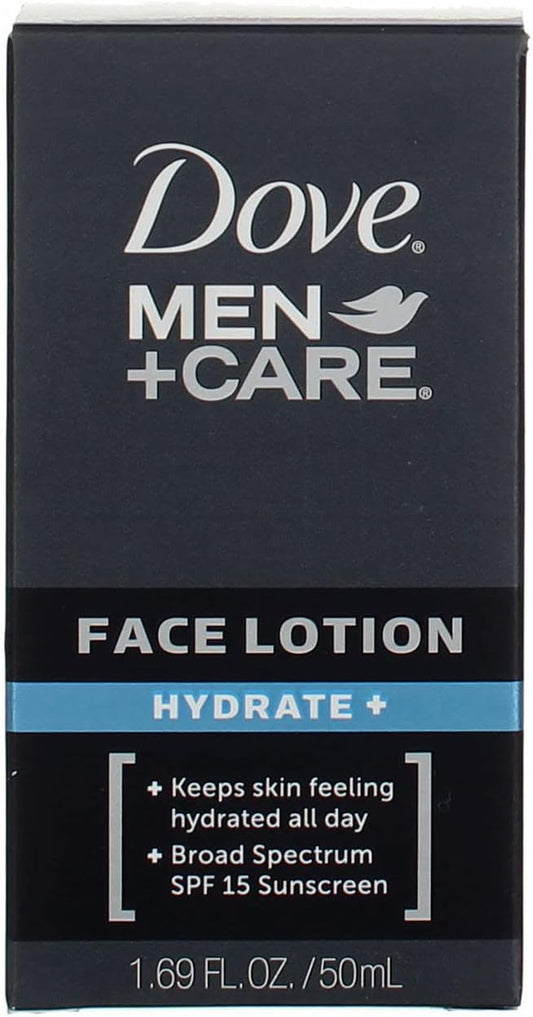 Men + Care Face Lotion Hydrate with Broad Spectrum SPF 15, 1.69 Fl Oz