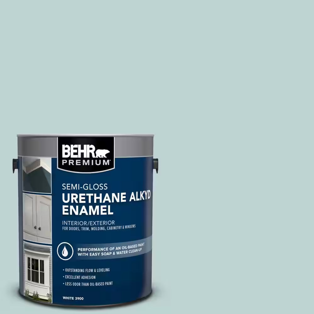 1 Gal. #500E-3 Rain Washed Urethane Alkyd Semi-Gloss Enamel Interior/Exterior Paint