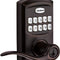 99170-002 Smartcode 917 Keypad Keyless Entry Traditional Residential Electronic Lever Deadbolt Alternative with Tustin Door Handle and Smartkey Security, Venetian Bronze