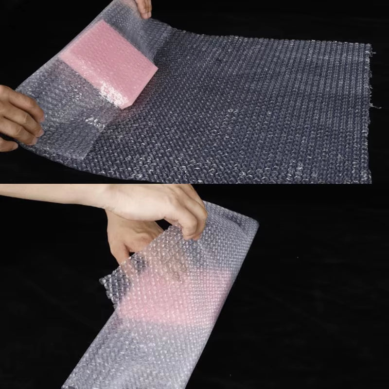 Bubble Cushioning Wrap Padding Bubble Packaging Film Shockproof Foam Roll Bag Paper Packing Fragile Pressure