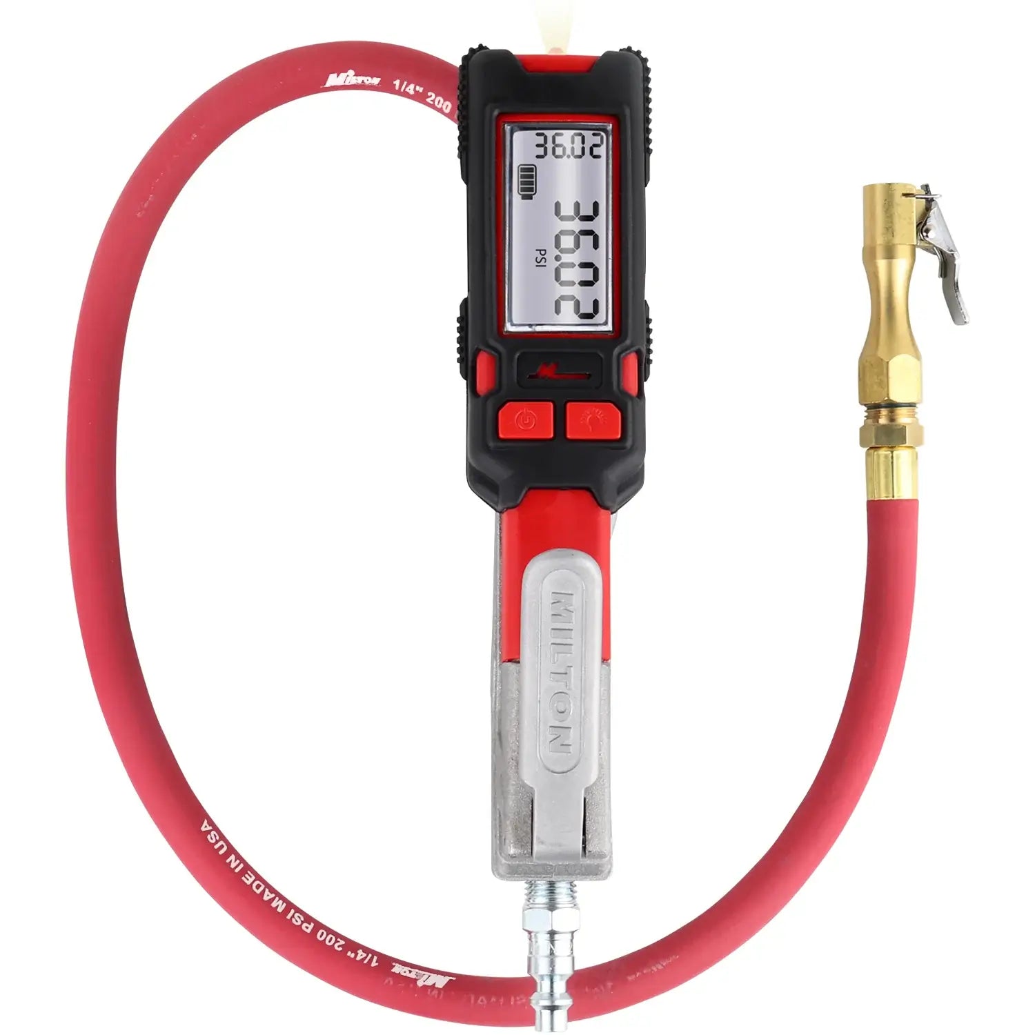 NEW & IMPROVED - S-581E EZ-LOCK™ Air Chuck Precision Digital Tire Inflator & Pressure Gauge (0-160 PSI), Extreme ± 0.25% Accuracy