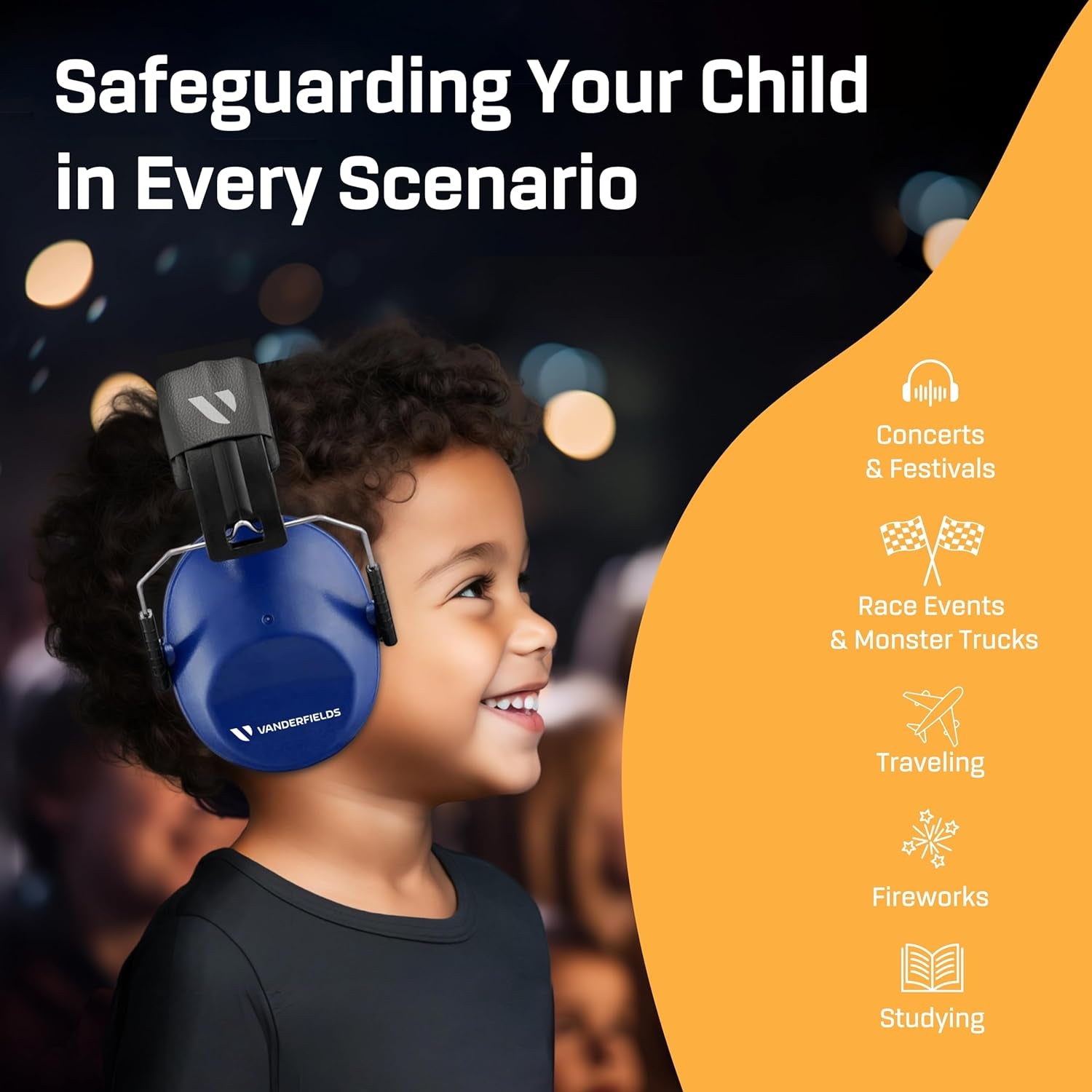 Kids Ear Protection, Noise Canceling Headphones Kids, Age 3-16, 26Db/27Db Noise Reduction, Ear Muffs for Kids