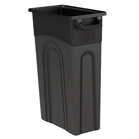 23 Gal. Black Highboy Waste Container