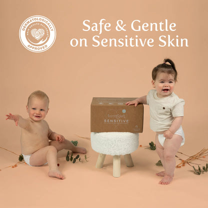 Sensitive | Eco-Conscious & Hypoallergenic Diapers | Size 7 | 80 Count