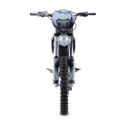 Electric 12, 000W Dirt Bike for 16+ Teens - White