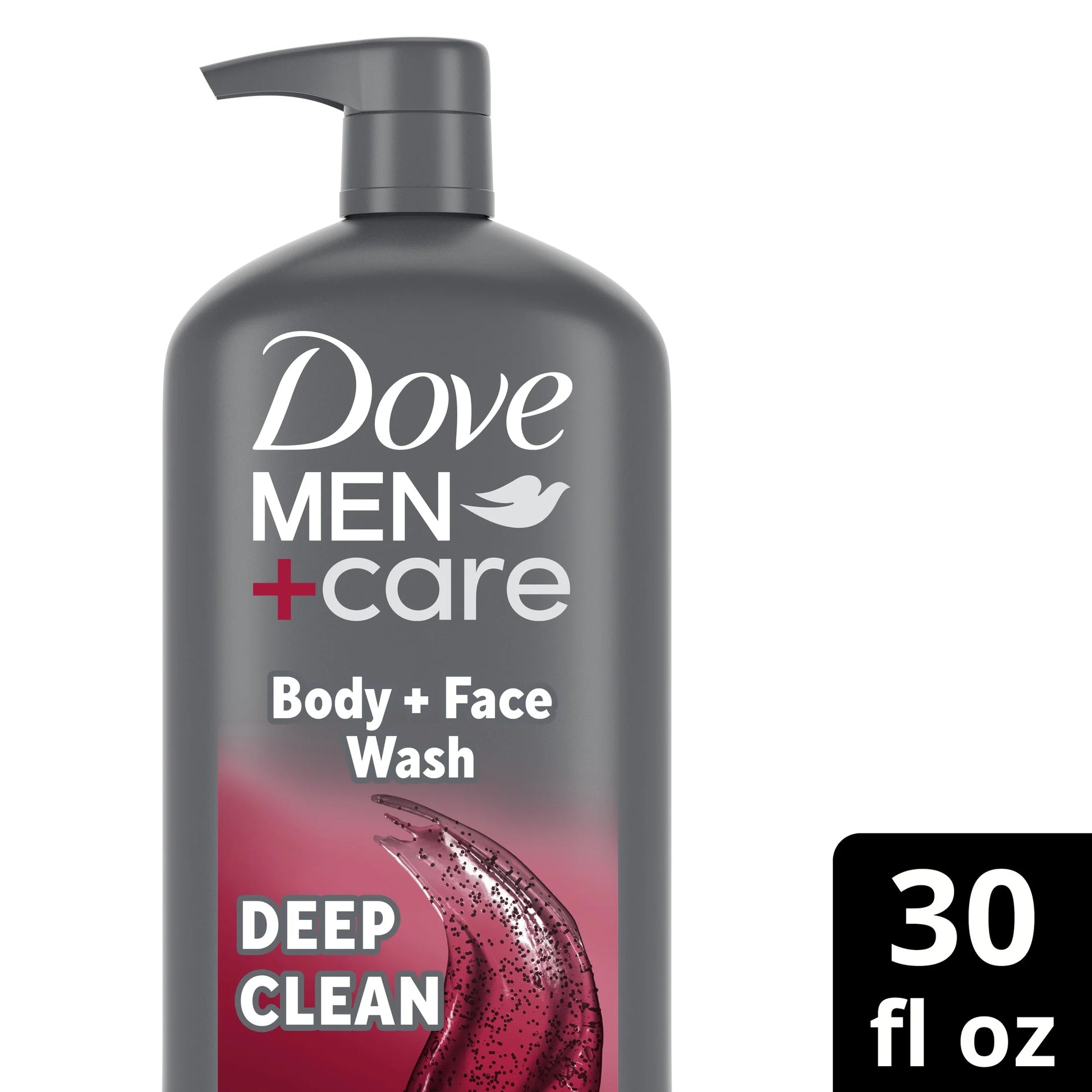 Exfoliating Deep Clean Face & Body Wash for Men, Citrus + Cedarwood, 30 Oz