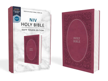 NIV, Holy Bible, Soft Touch Edition, Imitation Leather, Pink, Comfort Print, (Hardcover)