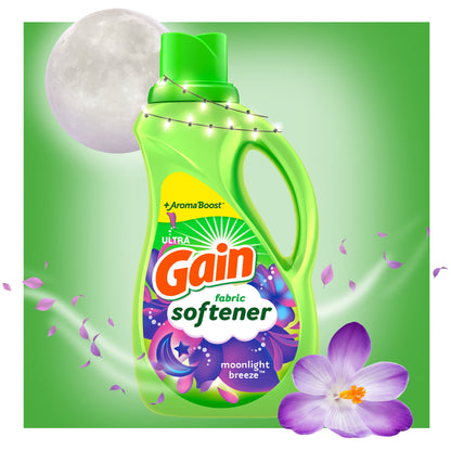 Laundry Liquid Fabric Softener, Moonlight Breeze Scent, 100 Fl Oz, 136 Loads