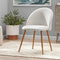 Modern Accent Chair, Cream White