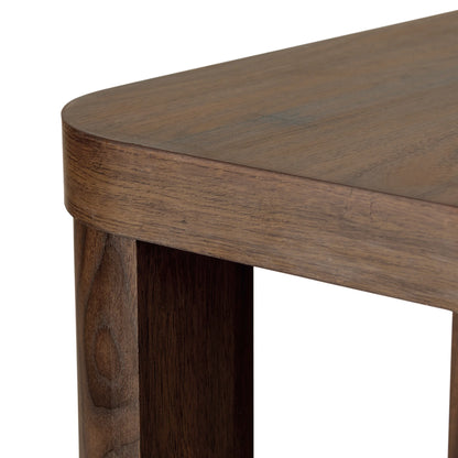 Juliet End Table for Living Room Office, Walnut