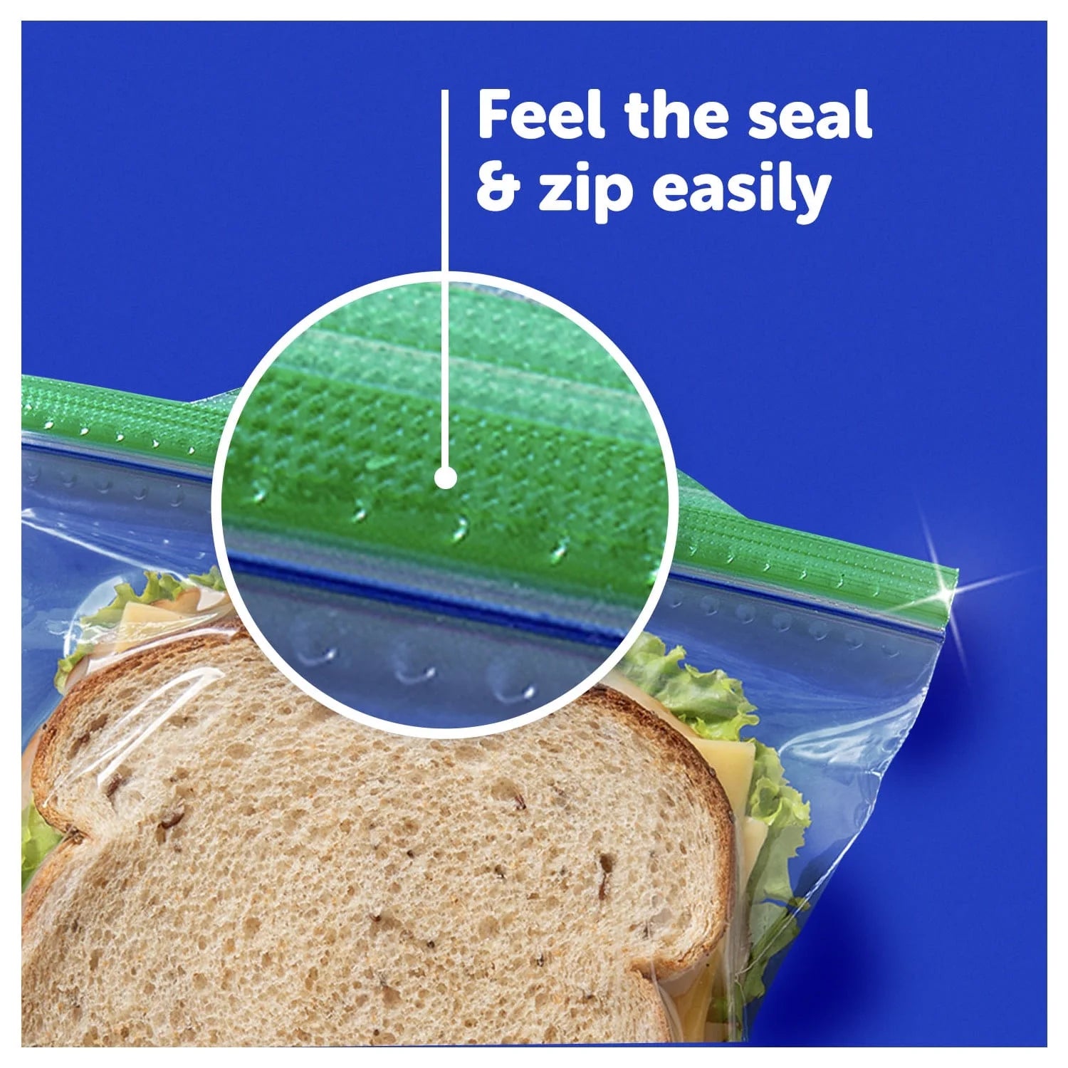 ® Brand Sandwich Bags with Grip 'N Seal Technology, 100 Count