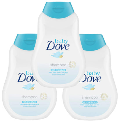 Tear Free Baby Shampoo Rich Moisture, 400Ml // 13Oz (Pack of 3)