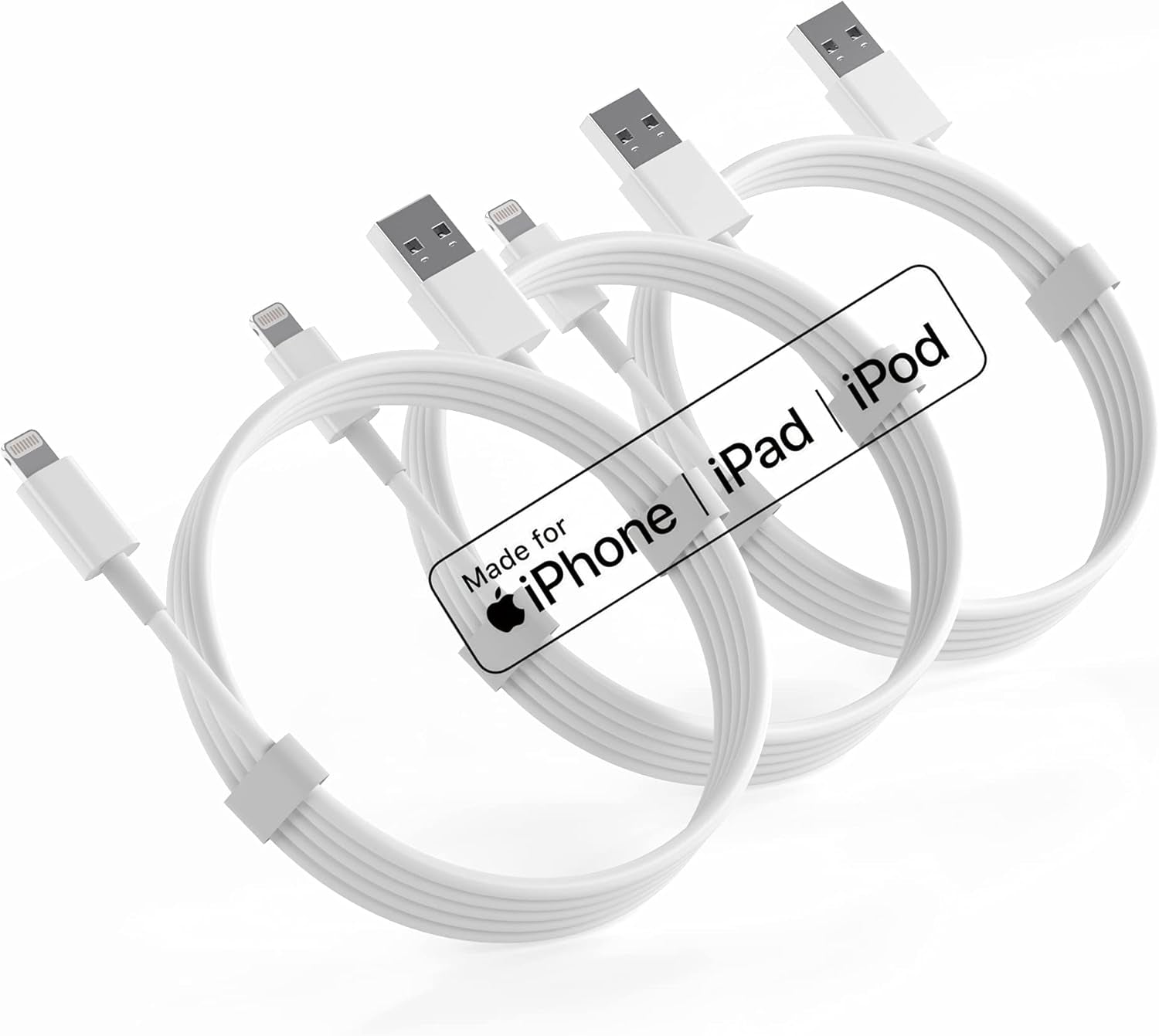 5 Pack Apple Iphone Charger 3Ft, MFI Certified Apple Original Lightning Cable, Lightning to USB Cables, Fast Apple Chargers for Iphone 11 Pro/11/Xs Max/Xr/8/7/6S/6,Ipad Pro/Air/Mini,Ipod Touch