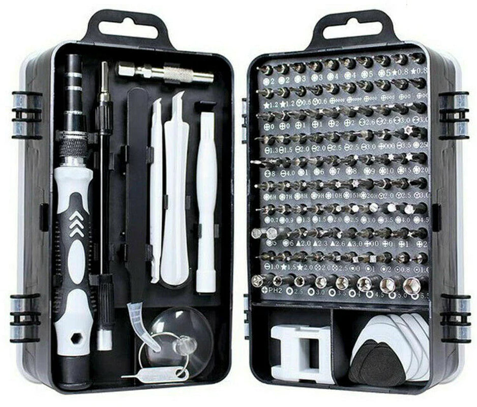 Magnetic Screwdriver Bit Set for Iphone Macbook Tool Kit Set Repair Watch 117PCS