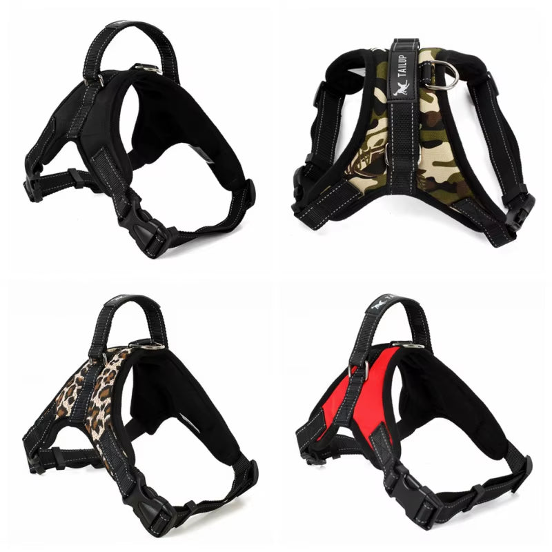 Adjustable Dog Harness Pet Large Dog Walk Out Harness Vest Collar Hand Strap for Small Medium Large Dogs Pets Accessories