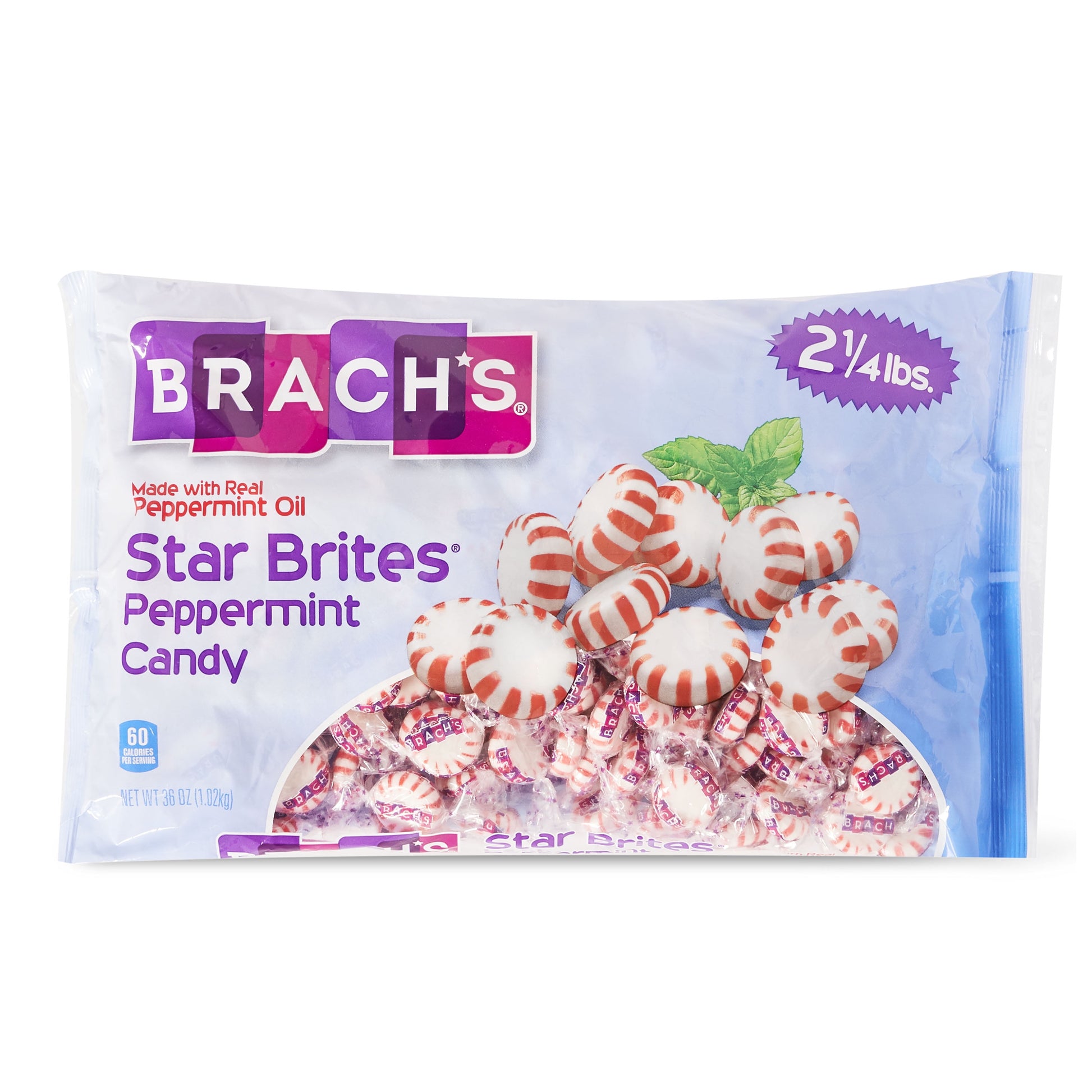 Star Brites, Individully Wrapped, Peppermint Candy, 36 Oz