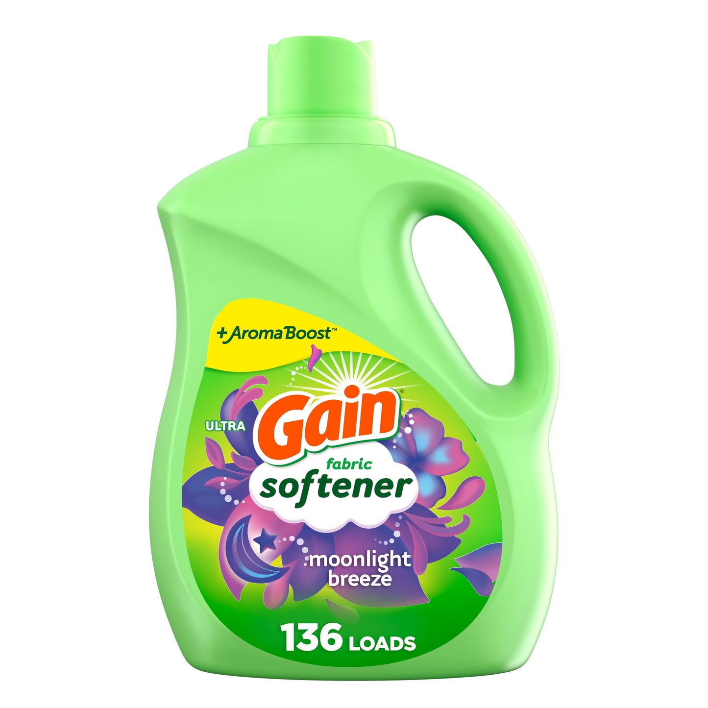 Laundry Liquid Fabric Softener, Moonlight Breeze Scent, 100 Fl Oz, 136 Loads