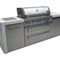 44'' Island 8-Burner Built-In Convertible Gas Grill