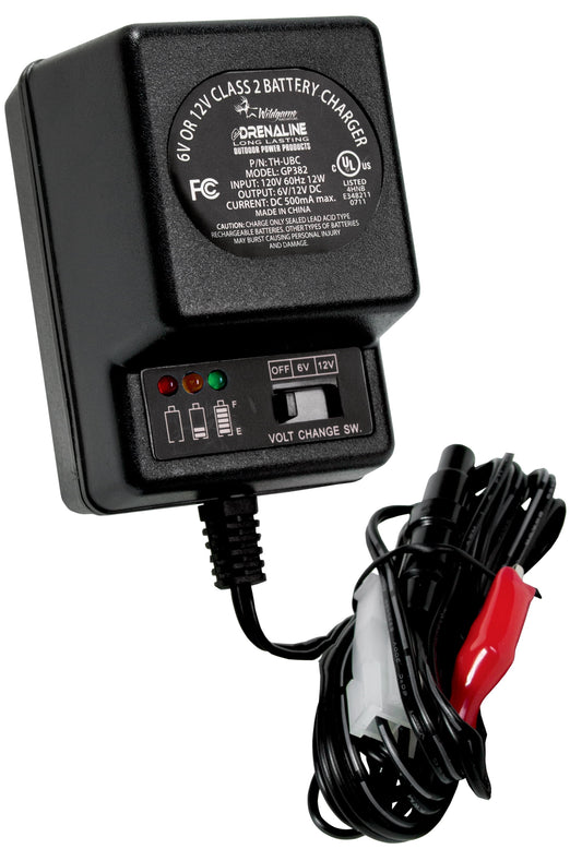 Battery Charger with Adjustable 6V/12V Switch