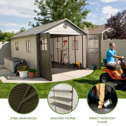 11 Ft. X 18.5 Ft. Outdoor Storage Shed - 60236