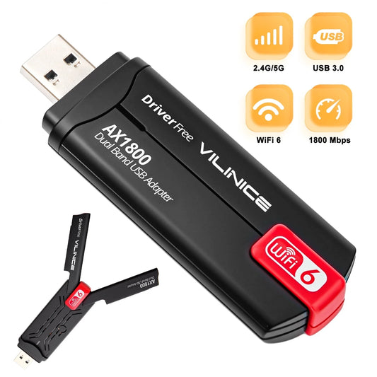 AX1800 Dual-Band USB Wi-Fi Adapter