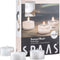 Scented Tea Lights Candles in Clear Cups, Vanilla & Myrrh Fragrance, for Spa, Dinner, and Home Decor, 24 Pack