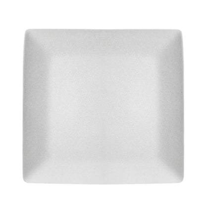 -Cream Square Stoneware 12-Piece Dinnerware Set