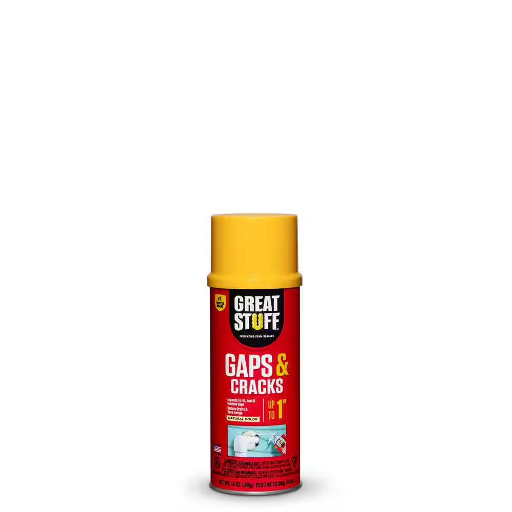 12 Oz. Gaps and Cracks Insulating Spray Foam Sealant