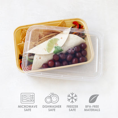 ® Prep 1-Compartment Containers - 20-Piece Meal Prep Kit: 10 Trays & 10 Lids - Lightweight, Durable, & Reusable Bpa-Free To-Go Food Containers; Microwave/Freezer/Dishwasher Safe - Mint