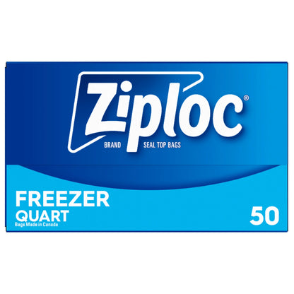 Brand Freezer Bags, with Grip 'N Seal Technology, Quart, 50 Count