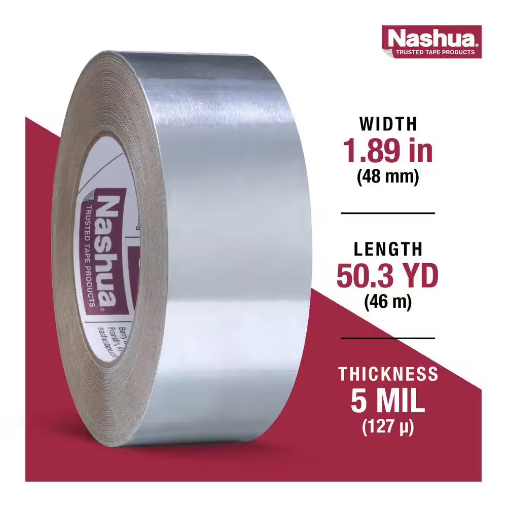 1.89 In. X 50 Yd. 322 Multi-Purpose HVAC Foil Sealer Duct Tape