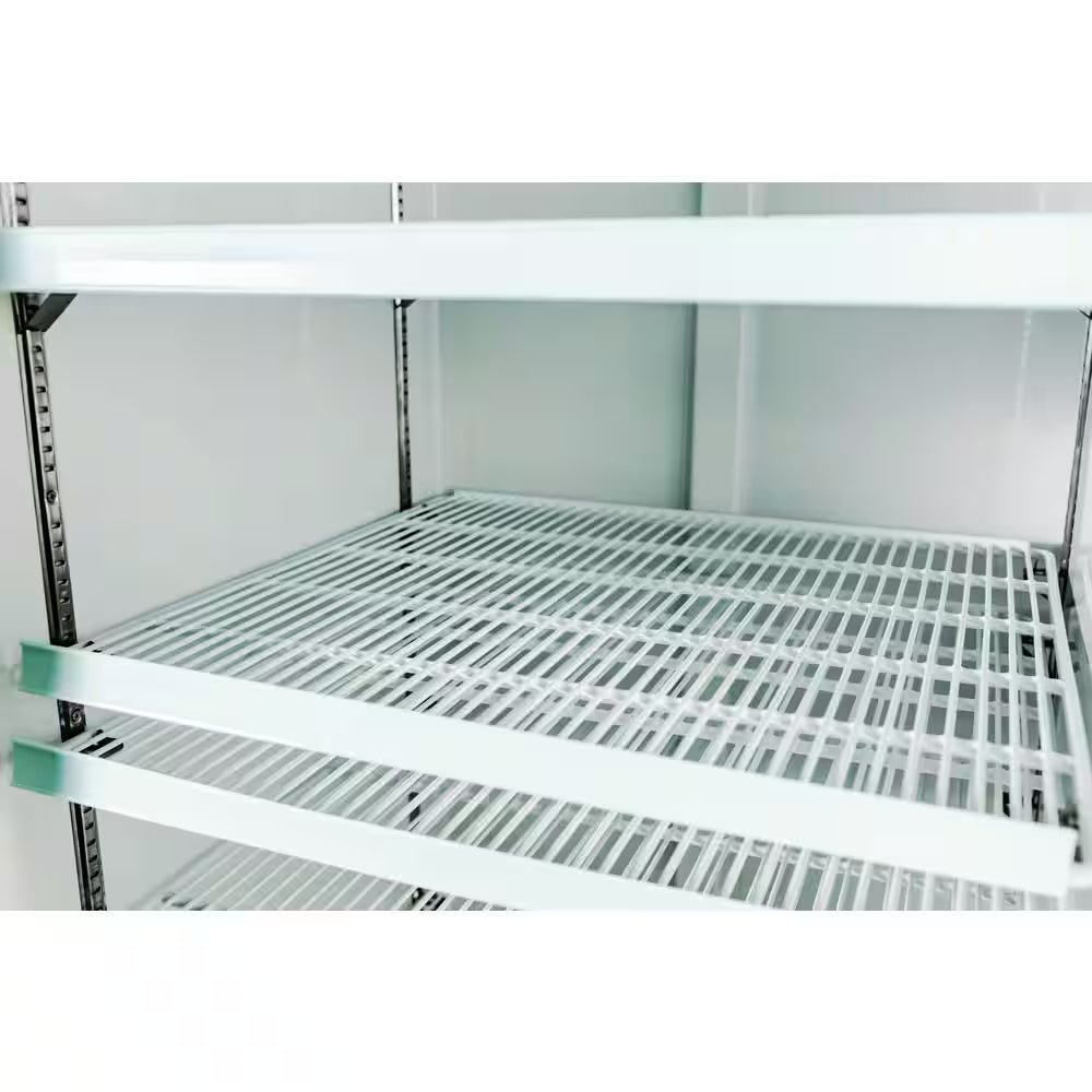 56 In. W 45 Cu. Ft. Two Glass Door Commercial Merchandiser Freezer Reach In