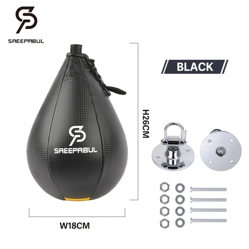 Free Shipping Boxing Speed Ball Set Fitness Boxing Pear Speed Ball Reflex Inflate Punching Speed Bag Training Ball Accessory