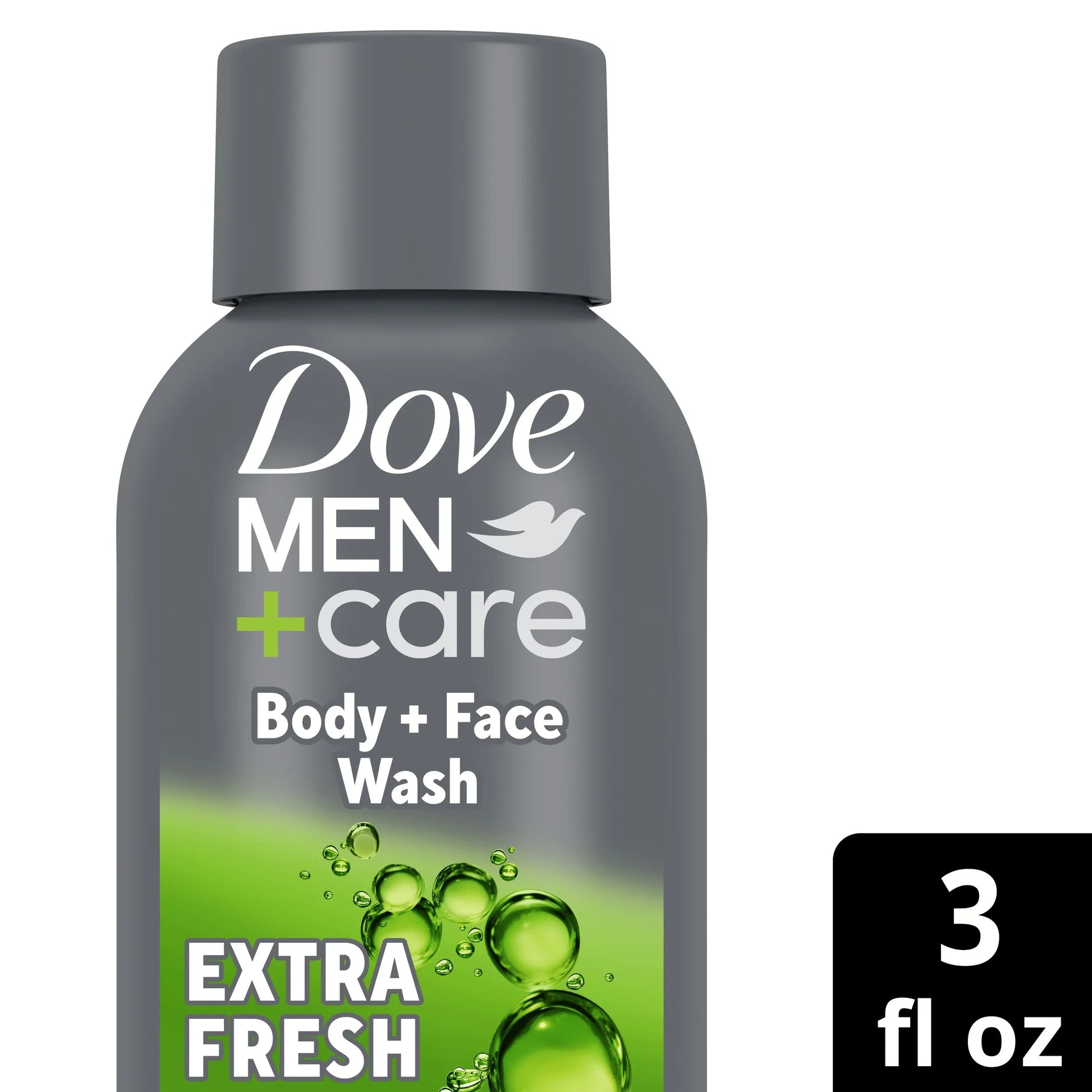 Dove Refreshing & Nourishing Body Wash for Men Extra Fresh, 3 Oz