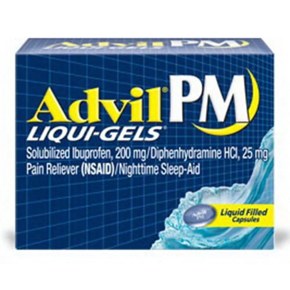 Pm Liqui-Gels, Liquid Filled Caplets - 40 Ea, 3 Pack