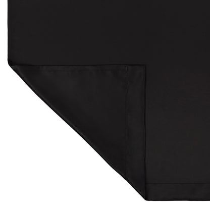 (3 Pack)  Phoenix Solid Blackout Curtain, Panel Pair, Black, 37"W X 84"L