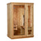 Logan 1-Person Indoor Sauna in Rustic Cedar