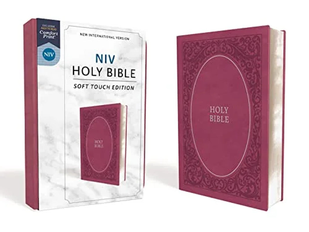 NIV, Holy Bible, Soft Touch Edition, Imitation Leather, Pink, Comfort Print, (Hardcover)