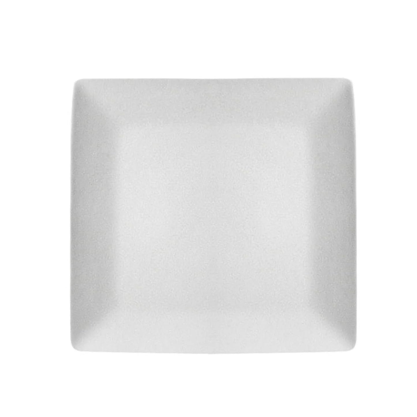 -Cream Square Stoneware 12-Piece Dinnerware Set